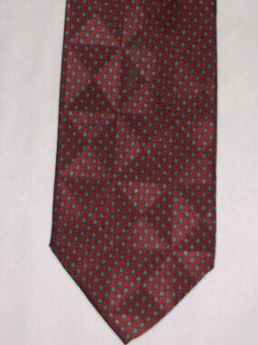 Fratelli Moda 100% Silk Handmade Italy Tie – Red Geometric